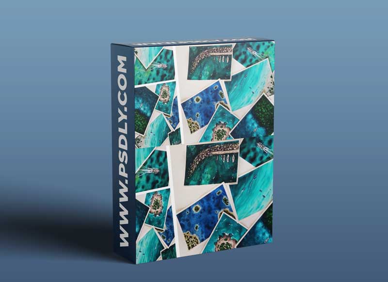 Aerial Seascapes | 6 Paintings | Ocean paintings with Watercolors 1 Aerial Seascapes | 6 Paintings | Ocean paintings with Watercolors