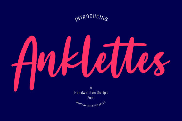 Anklettes Font 1 Anklettes Font
