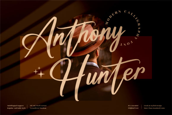 Anthony Hunter Font 1 Anthony Hunter Font