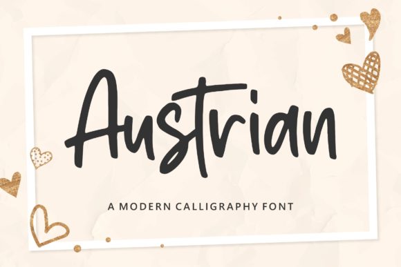 Austrian Script Font 1 Austrian Script Font