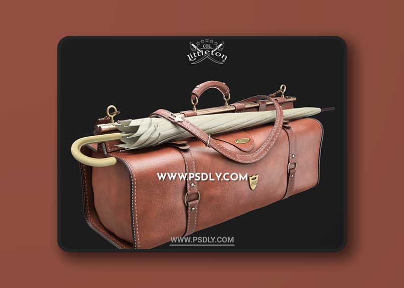 Bag colonel littleton 3D Model 1 Bag colonel littleton 3D Model