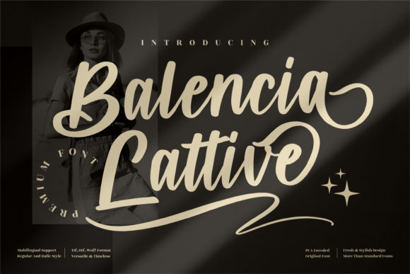 Balencia Lattive Font 1 Balencia Lattive Font