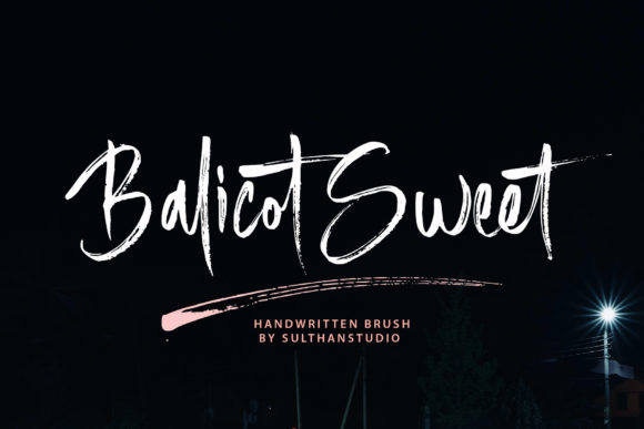 Balicot Sweet Font 1 Balicot Sweet Font