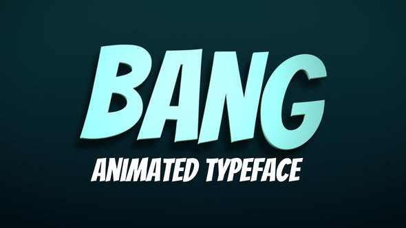 Videohive Bang! - Animated Typeface 33592284 1 Videohive Bang! - Animated Typeface 33592284