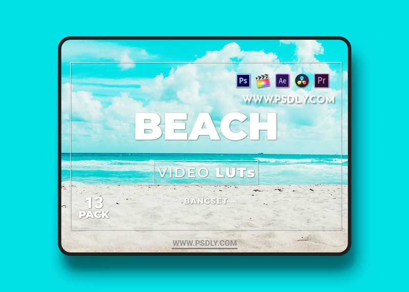 Bangset Beach Pack 13 Video LUTs 1 Bangset Beach Pack 13 Video LUTs