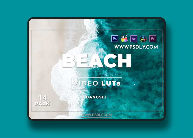 Bangset Beach Pack 14 Video LUTs 1 Bangset Beach Pack 14 Video LUTs