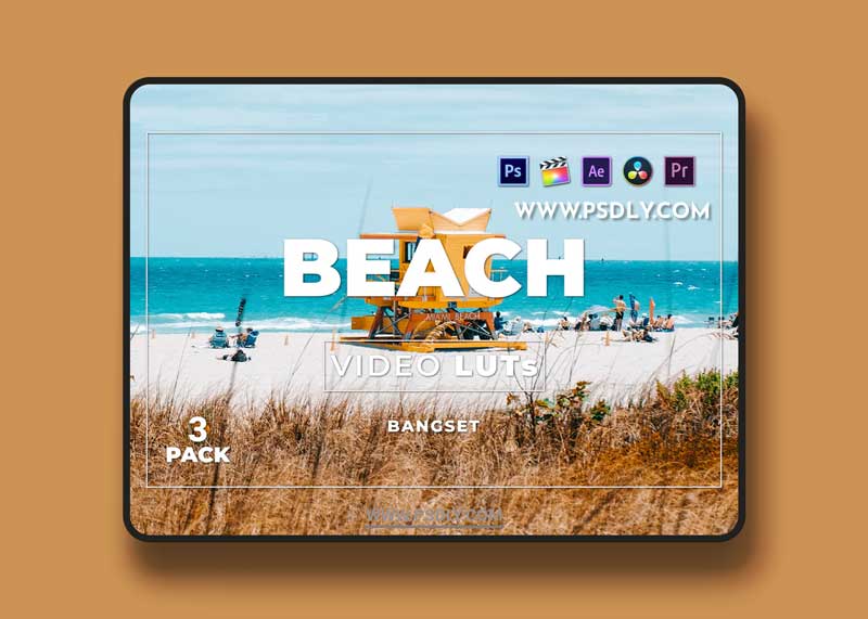 Bangset Beach Pack 3 Video LUTs 1 Bangset Beach Pack 3 Video LUTs
