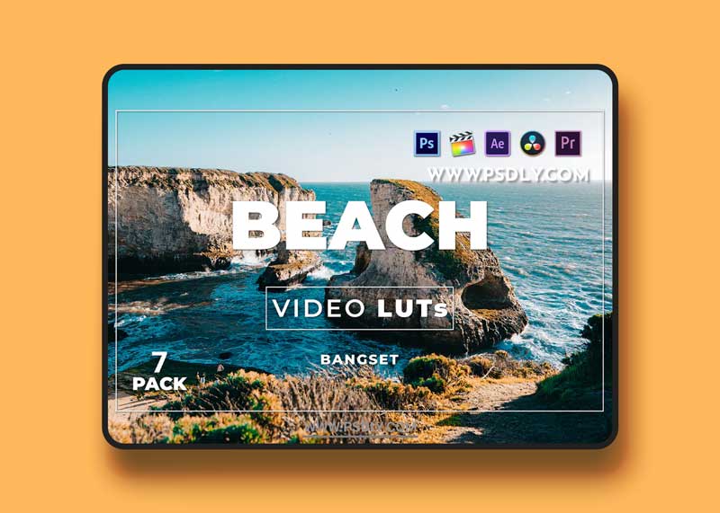 Bangset Beach Pack 7 Video LUTs 1 Bangset Beach Pack 7 Video LUTs