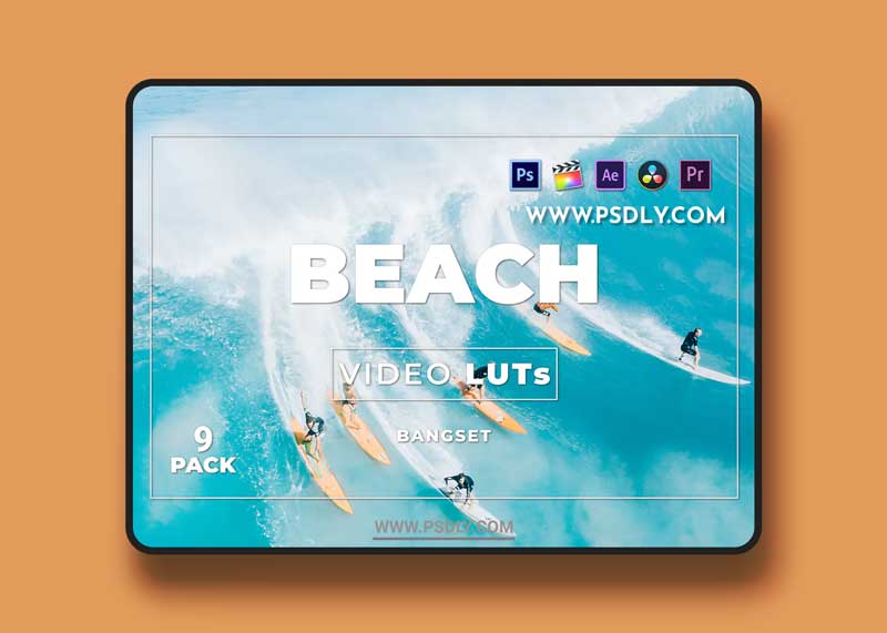 Bangset Beach Pack 9 Video LUTs 1 Bangset Beach Pack 9 Video LUTs