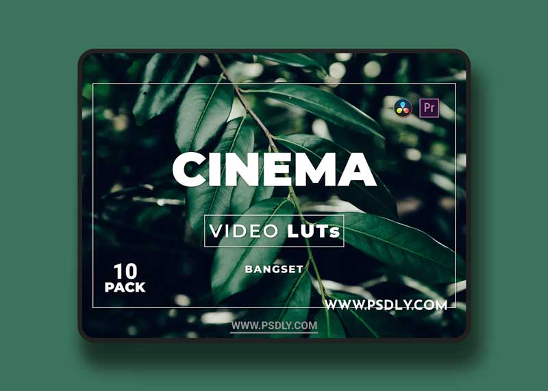 Bangset Cinema Pack 10 Video LUTs 1 Bangset Cinema Pack 10 Video LUTs