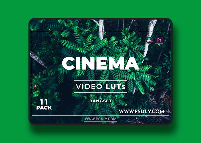 Bangset Cinema Pack 11 Video LUTs 1 Bangset Cinema Pack 11 Video LUTs