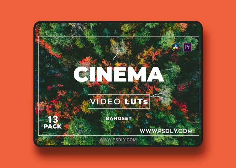 Bangset Cinema Pack 13 Video LUTs 1 Bangset Cinema Pack 13 Video LUTs