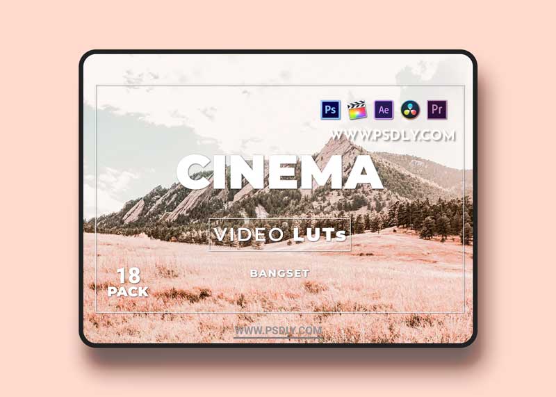 Bangset Cinema Pack 18 Video LUTs 1 Bangset Cinema Pack 18 Video LUTs