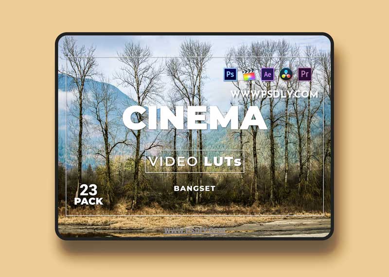 Bangset Cinema Pack 23 Video LUTs 1 Bangset Cinema Pack 23 Video LUTs
