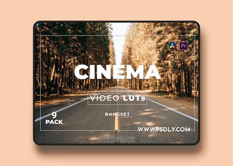 Bangset Cinema Pack 9 Video LUTs 1 Bangset Cinema Pack 9 Video LUTs