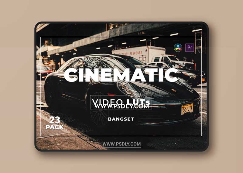 Bangset Cinematic Pack 23 Video LUTs VDEP4ET 1 Bangset Cinematic Pack 23 Video LUTs VDEP4ET