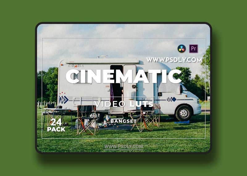 Bangset Cinematic Pack 24 Video LUTs DG7DT7K 1 Bangset Cinematic Pack 24 Video LUTs DG7DT7K