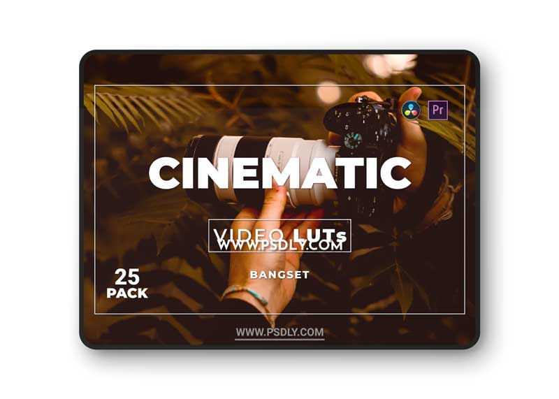 Bangset Cinematic Pack 25 Video LUTs Z5PK6FN 1 Bangset Cinematic Pack 25 Video LUTs Z5PK6FN