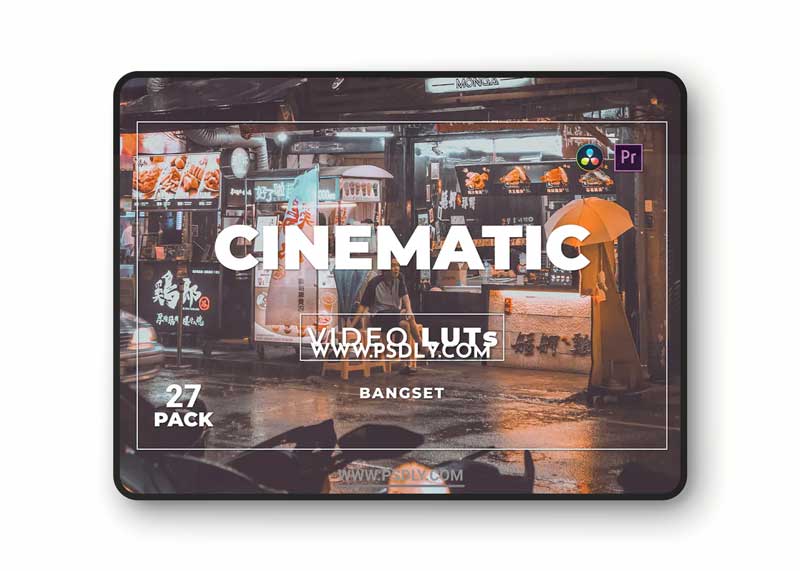 Bangset Cinematic Pack 27 Video LUTs QYMMF8H 1 Bangset Cinematic Pack 27 Video LUTs QYMMF8H