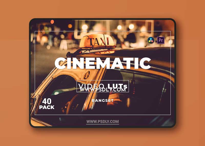 Bangset Cinematic Pack 40 Video LUTs HV685AM 1 Bangset Cinematic Pack 40 Video LUTs HV685AM