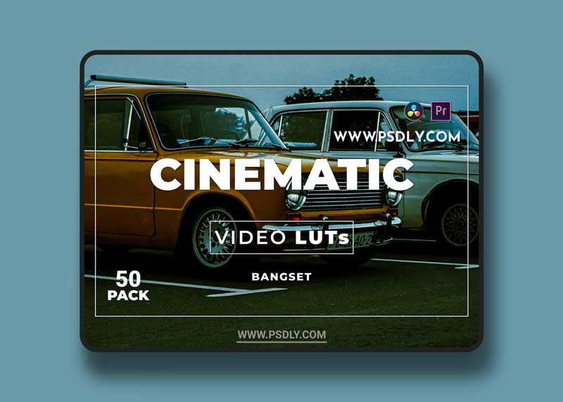 Bangset Cinematic Pack 50 Video LUTs 9VXMHC9 1 Bangset Cinematic Pack 50 Video LUTs 9VXMHC9