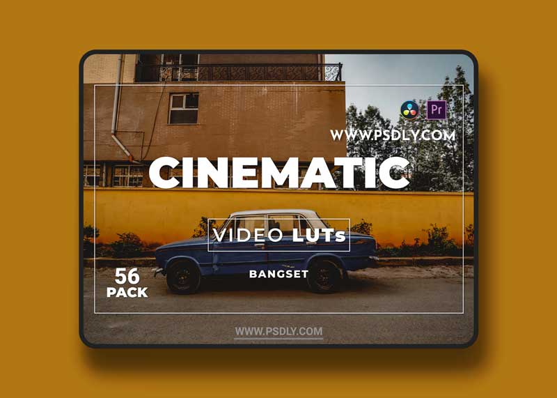 Bangset Cinematic Pack 56 Video LUTs 78955K6 1 Bangset Cinematic Pack 56 Video LUTs 78955K6