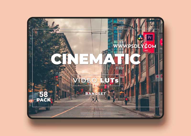 Bangset Cinematic Pack 58 Video LUTs WTZ3ZVW 1 Bangset Cinematic Pack 58 Video LUTs WTZ3ZVW