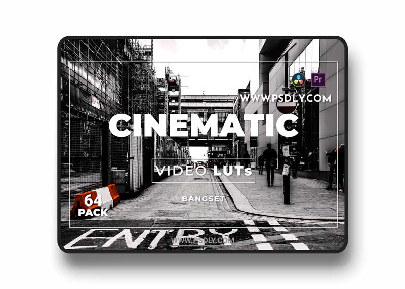 Bangset Cinematic Pack 64 Video LUTs 9AZ848E 1 Bangset Cinematic Pack 64 Video LUTs 9AZ848E