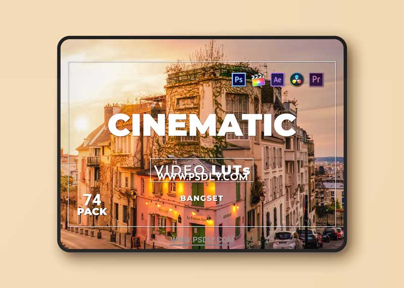 Bangset Cinematic Pack 74 Video LUTs 6RT7YHX 1 Bangset Cinematic Pack 74 Video LUTs 6RT7YHX