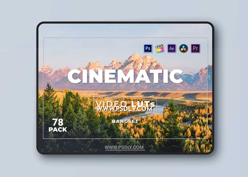 Bangset Cinematic Pack 78 Video LUTs 9YMU7L8 1 Bangset Cinematic Pack 78 Video LUTs 9YMU7L8