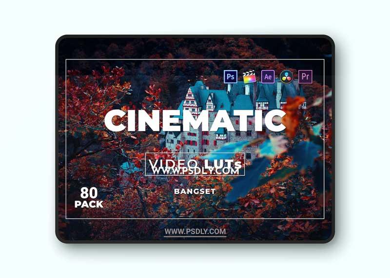 Bangset Cinematic Pack 80 Video LUTs FEALFEL 1 Bangset Cinematic Pack 80 Video LUTs FEALFEL