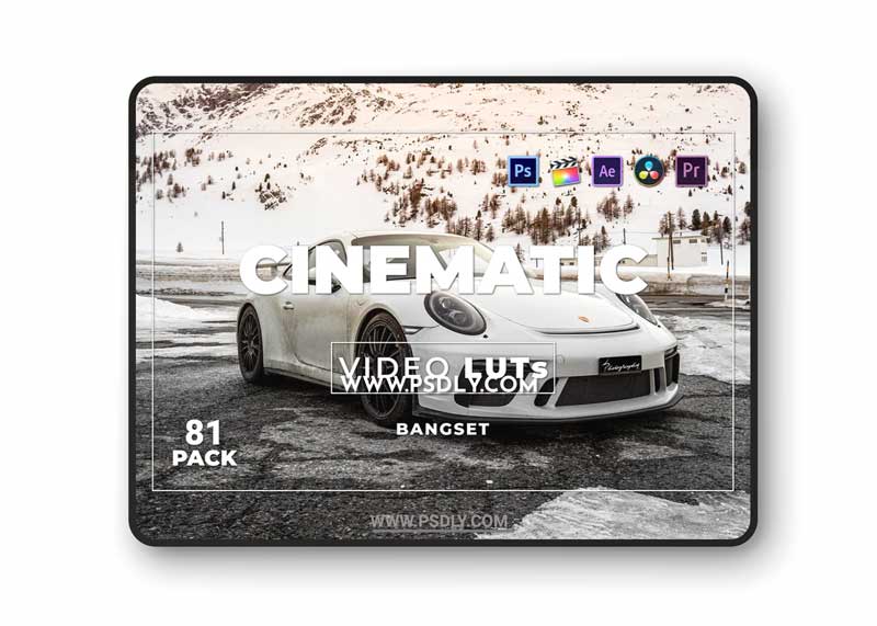 Bangset Cinematic Pack 81 Video LUTs CMB68Q2 1 Bangset Cinematic Pack 81 Video LUTs CMB68Q2