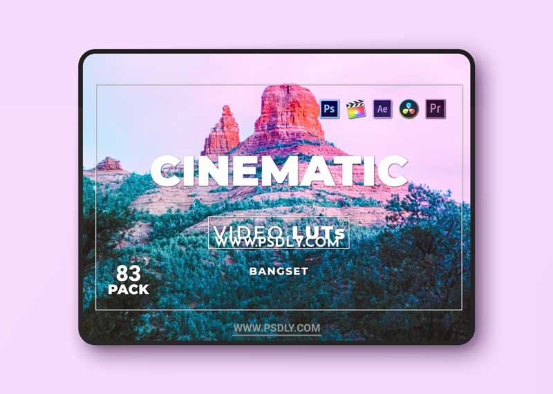 Bangset Cinematic Pack 83 Video LUTs HJBQ8RT 1 Bangset Cinematic Pack 83 Video LUTs HJBQ8RT