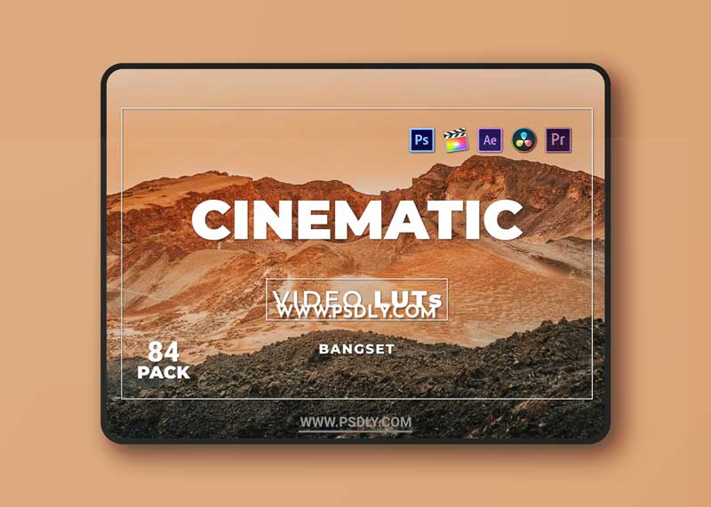 Bangset Cinematic Pack 84 Video LUTs FQE53FJ 1 Bangset Cinematic Pack 84 Video LUTs FQE53FJ