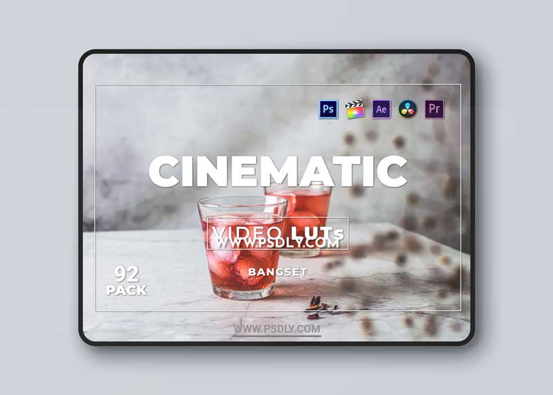 Bangset Cinematic Pack 92 Video LUTs DQTFM3F 1 Bangset Cinematic Pack 92 Video LUTs DQTFM3F