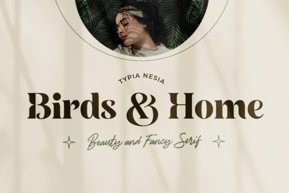 Birds and Home Font 1 Birds and Home Font