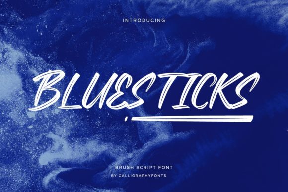 Bluesticks Font 1 Bluesticks Font