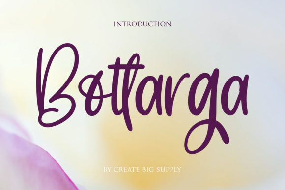 Bottarga Font 1 Bottarga Font