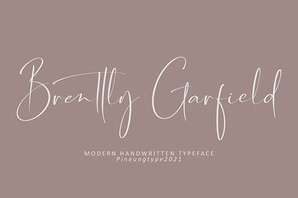 Brently Garfield Font 1 Brently Garfield Font