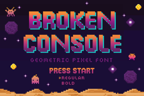 Broken Console Font 1 Broken Console Font