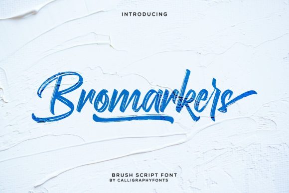 Bromarkers Font 1 Bromarkers Font
