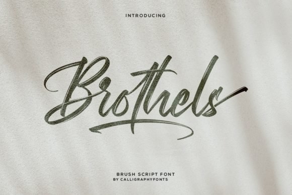 Brothels Font 1 Brothels Font