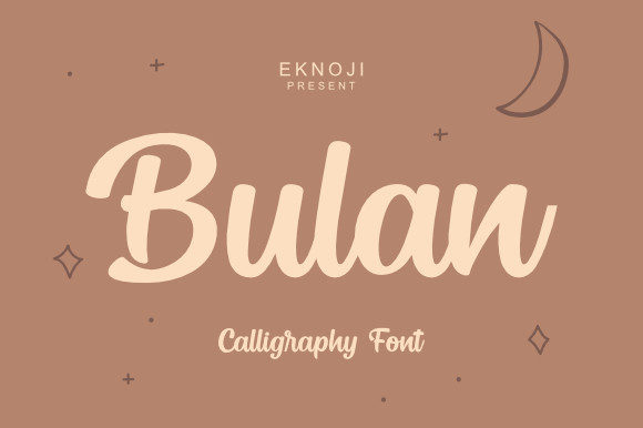 Bulan Font 1 Bulan Font