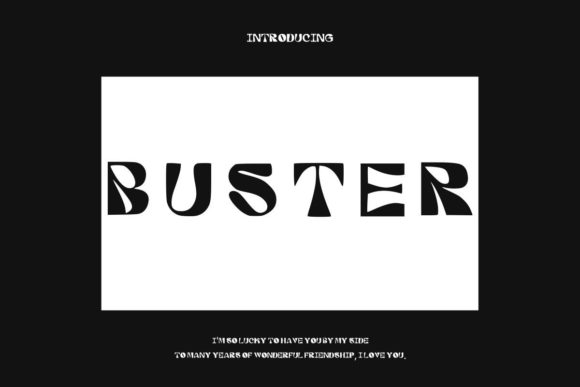 Buster Vintage Font 1 Buster Vintage Font