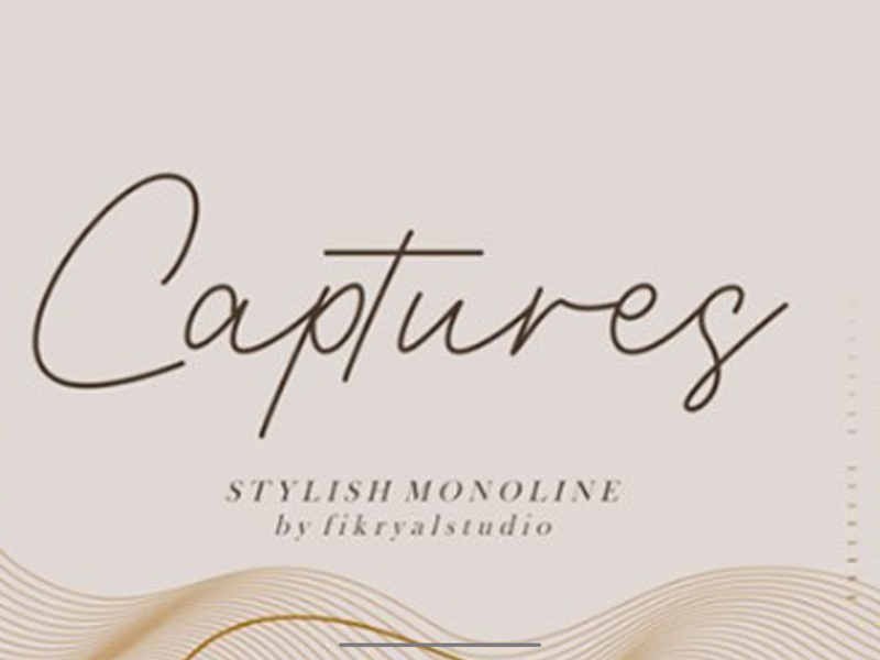 Captures Font 1 Captures Font