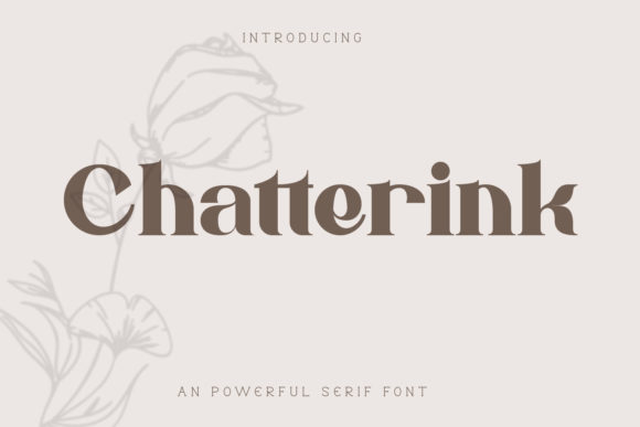 Chatterink Font 1 Chatterink Font