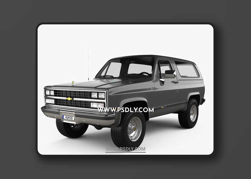 Chevrolet Blazer Premier 2019 3D Model 1 Chevrolet Blazer Premier 2019 3D Model