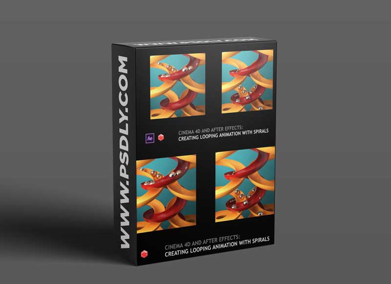 Cinema 4D and After Effects: Creating Looping Animation with Spirals 1 Cinema 4D and After Effects: Creating Looping Animation with Spirals