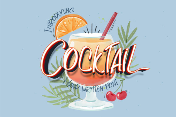Cocktail Font 1 Cocktail Font