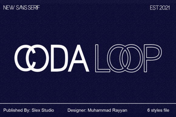 Coda Loop Font 1 Coda Loop Font